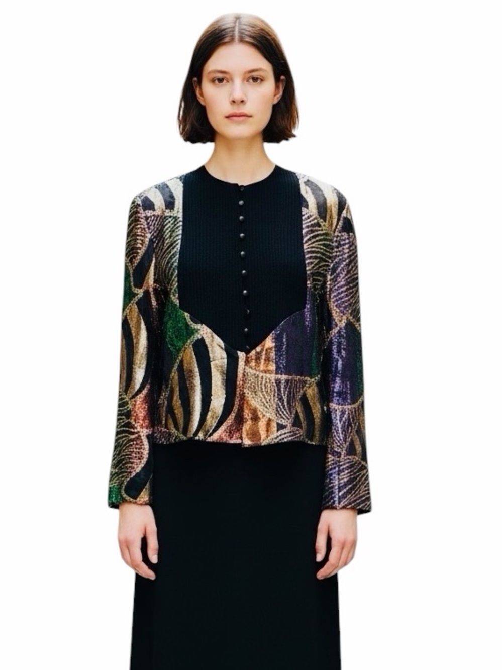 A.C SPORT VINTAGE 80’s METALLIC JACKET.
